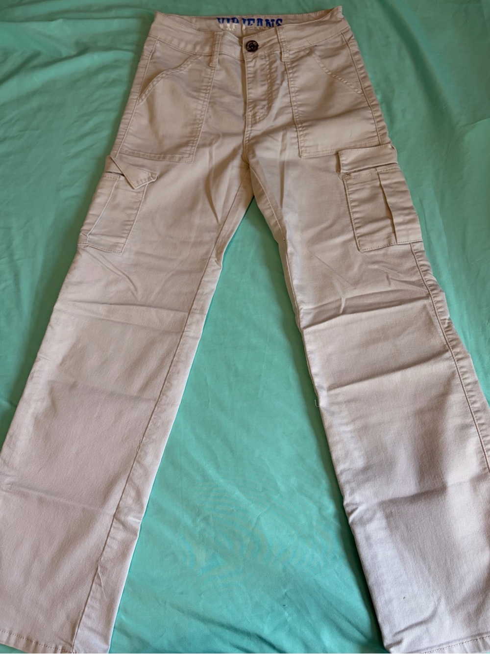 Women’s Cargo Pants in Beige - Classic Utility Style